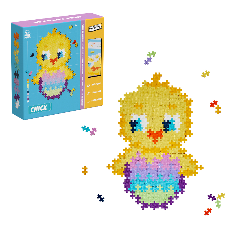 Plus-Plus Puzzle by Number - Chick 250 pcs